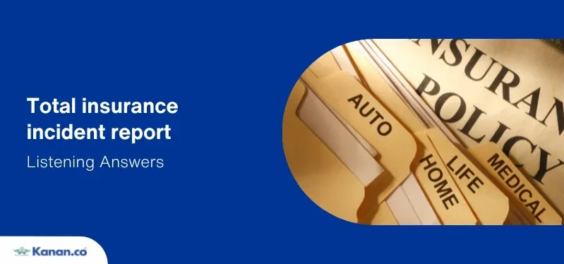 total insurance incident report