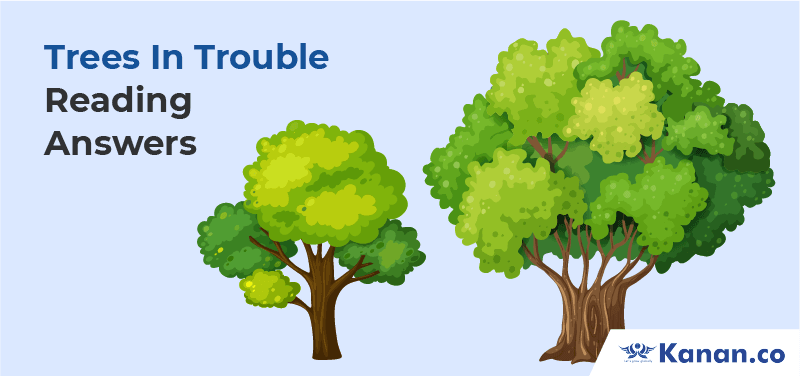 Trees in Trouble Reading Answers