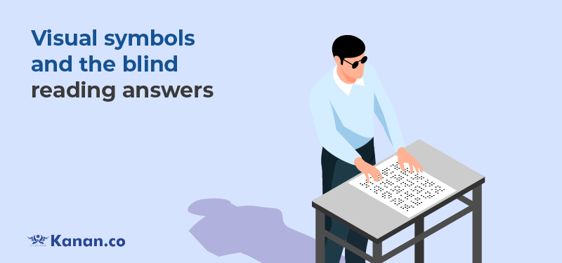 visual symbols and the blind reading answers