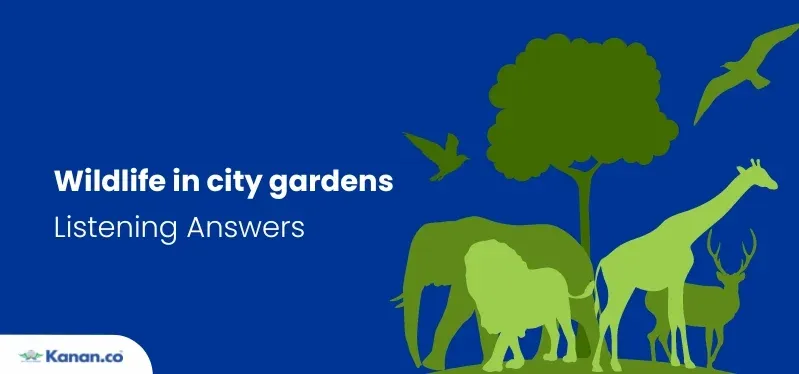 Image of wildlife in city gardens listening answers