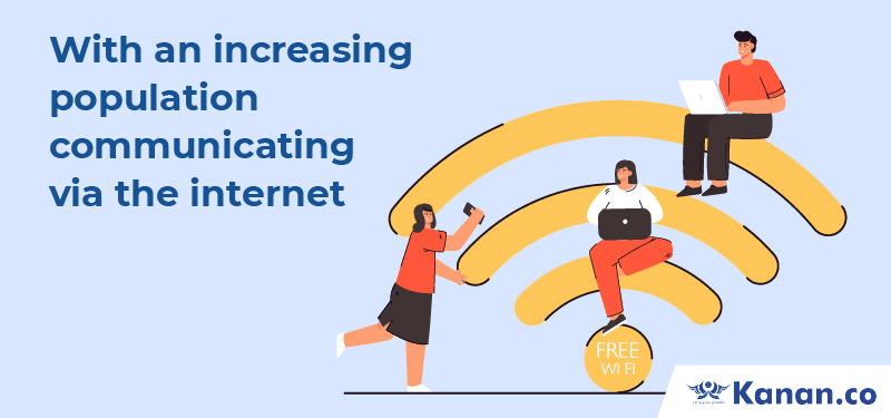 With an increasing population communicating via the internet 